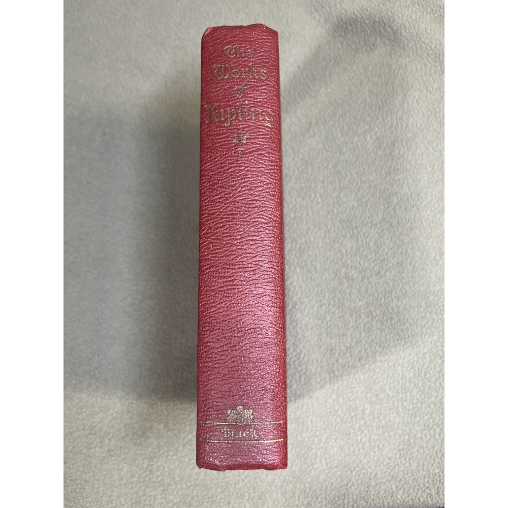 The Works of Rudyard Kipling Volume‎ 1 Red Embossed Hardcover Book